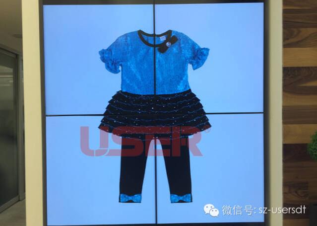 優(yōu)色專顯高清液晶拼接屏進(jìn)軍服裝業(yè)！